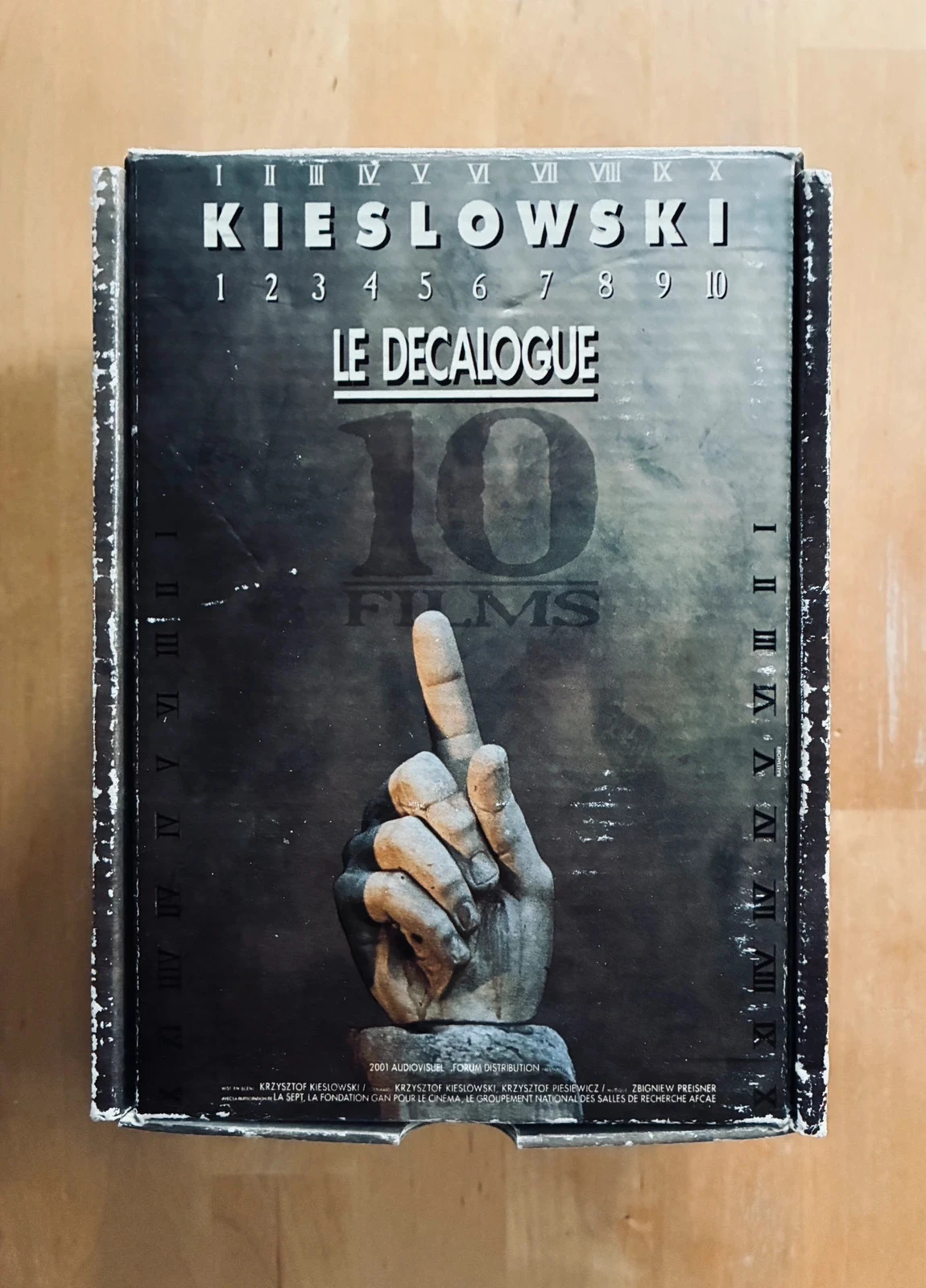 Coffret collector 5 VHS Le Décalogue de Krzysztof Kieslowski.